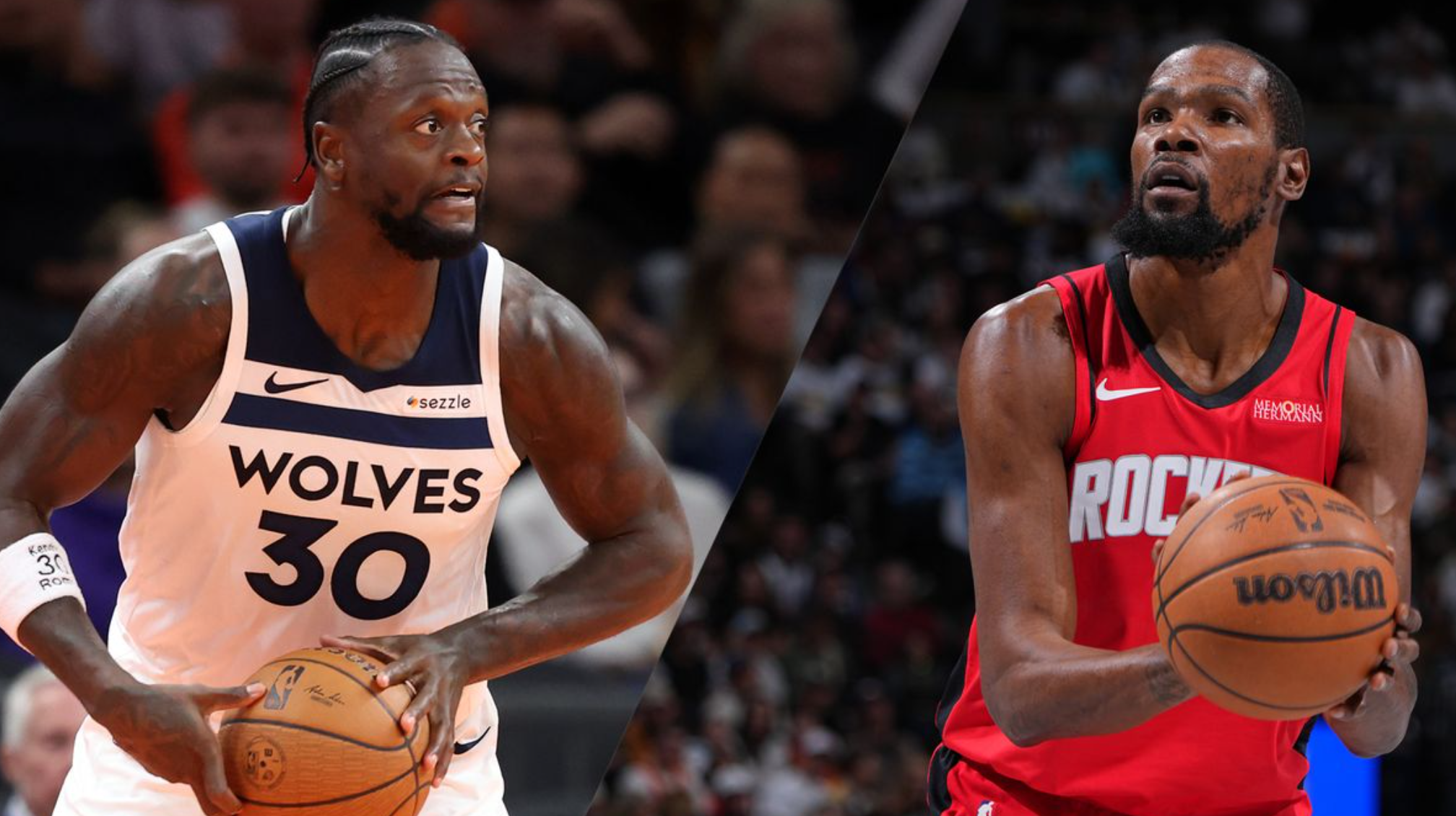 AFC冠军联赛-火箭险胜森林狼!杜兰特39+7,兰德尔空砍39分,一战看清6名球星