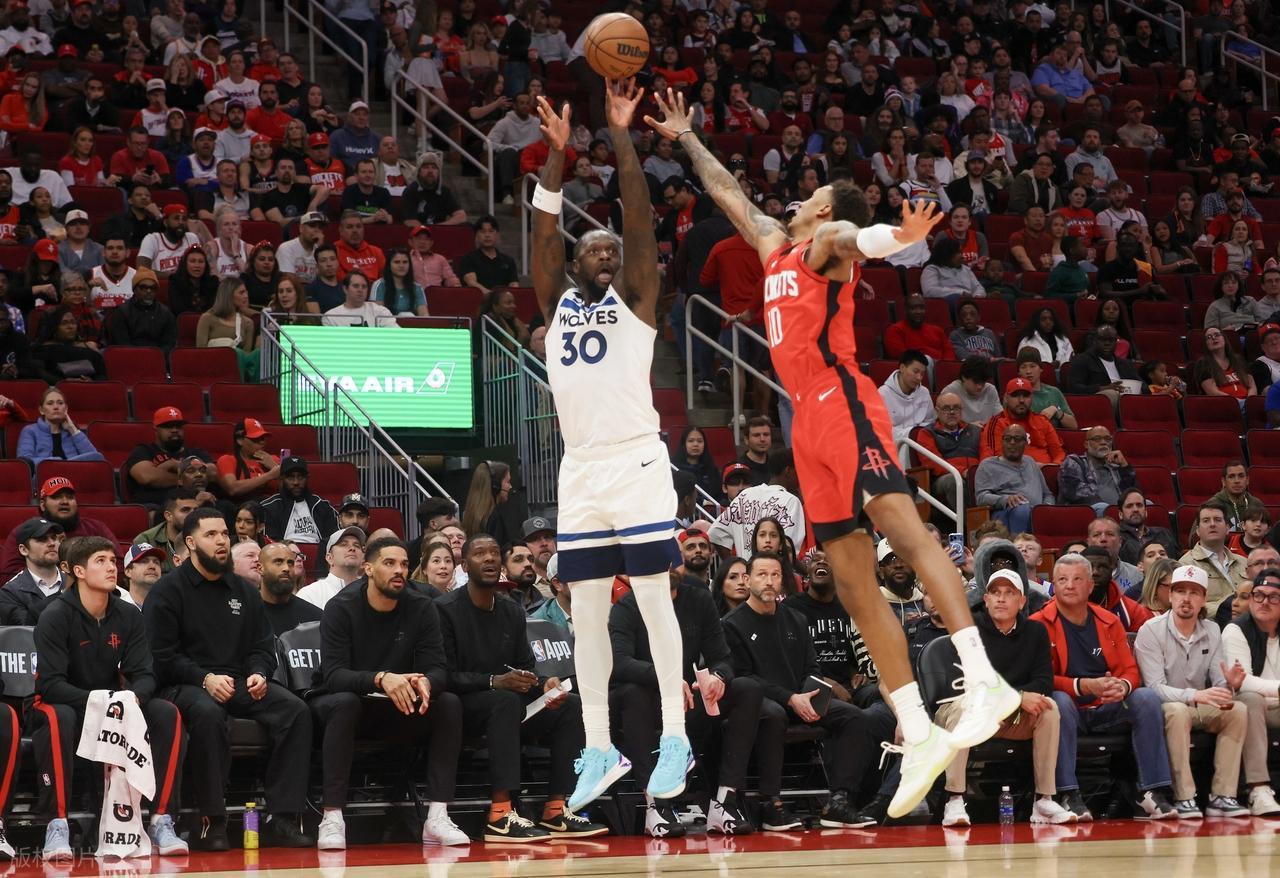 AFC冠军联赛-火箭险胜森林狼!杜兰特39+7,兰德尔空砍39分,一战看清6名球星